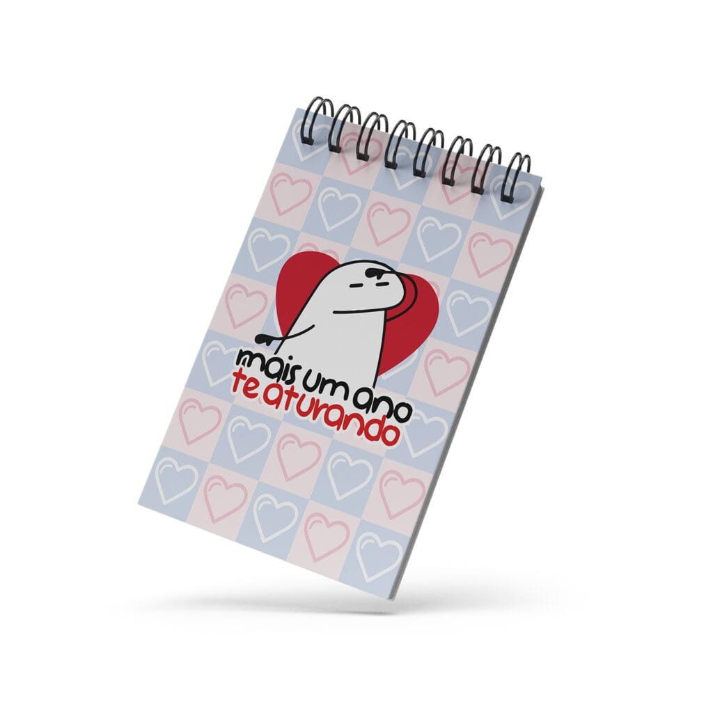 Bloco de Notas 10x15cm - Amor - Flork - Te Aturando