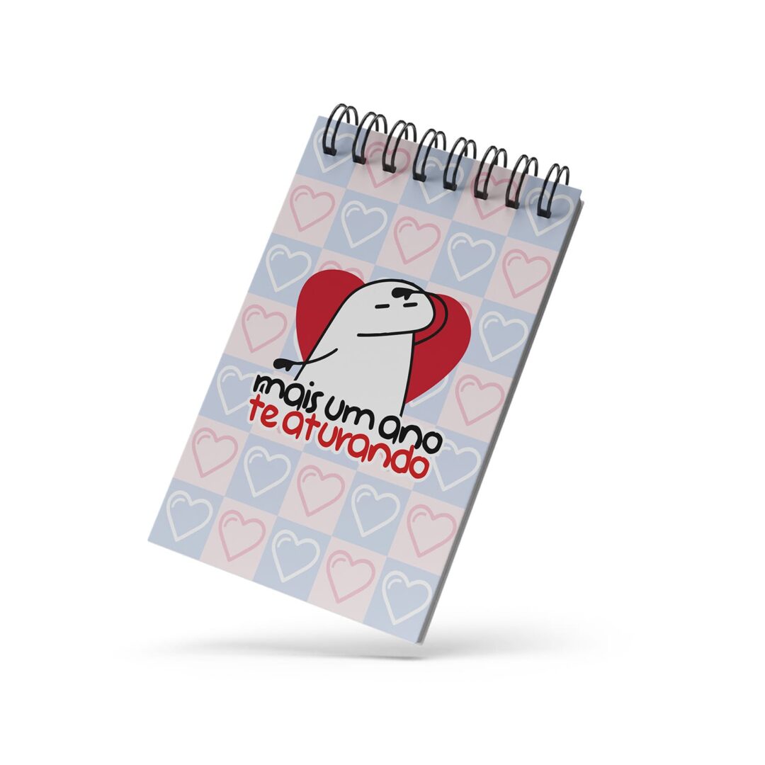 Bloco de Notas 10x15cm - Amor - Flork - Te Aturando
