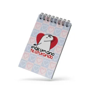 Bloco de Notas 10x15cm - Amor - Flork - Te Aturando