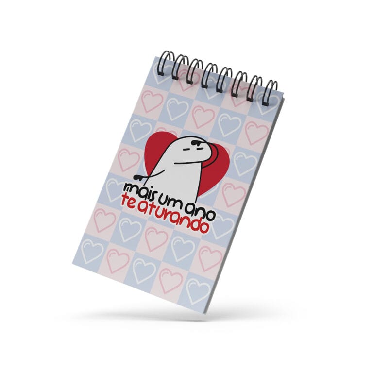 Bloco de Notas 10x15cm – Amor – Flork – Te Aturando