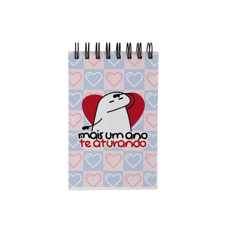 Bloco de Notas 10x15cm – Amor – Flork – Te Aturando