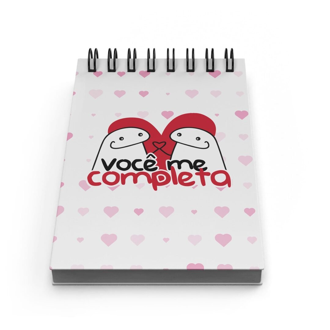 Bloco de Notas 10x15cm - Amor - Flork - Você Me Completa