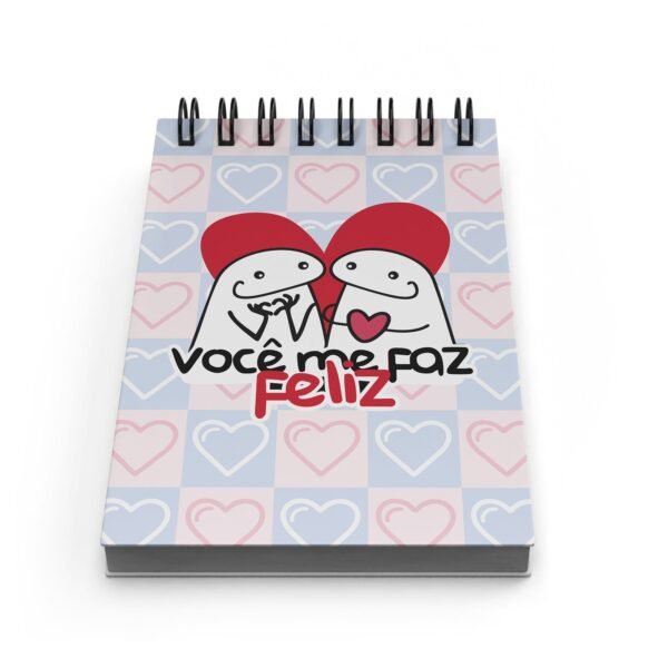 Bloco de Notas 10x15cm - Amor - Flork - Você Me Faz Feliz - Imagem 2