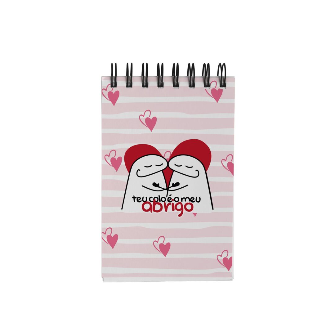 Kit Caderno, Bloco e Caneca - Amor - Flork - Meu Abrigo