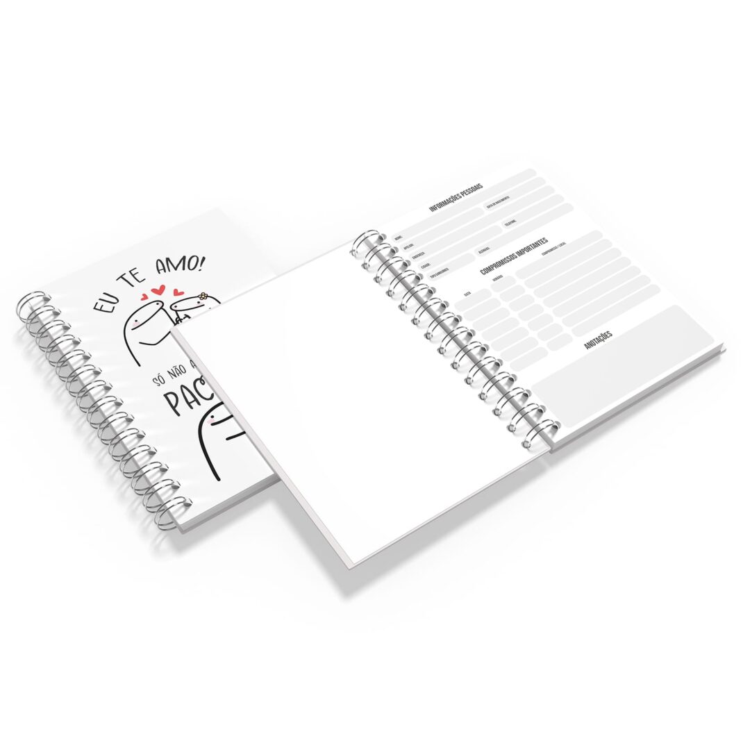Kit Caderno, Bloco e Caneca - Amor - Flork - Não Abusa