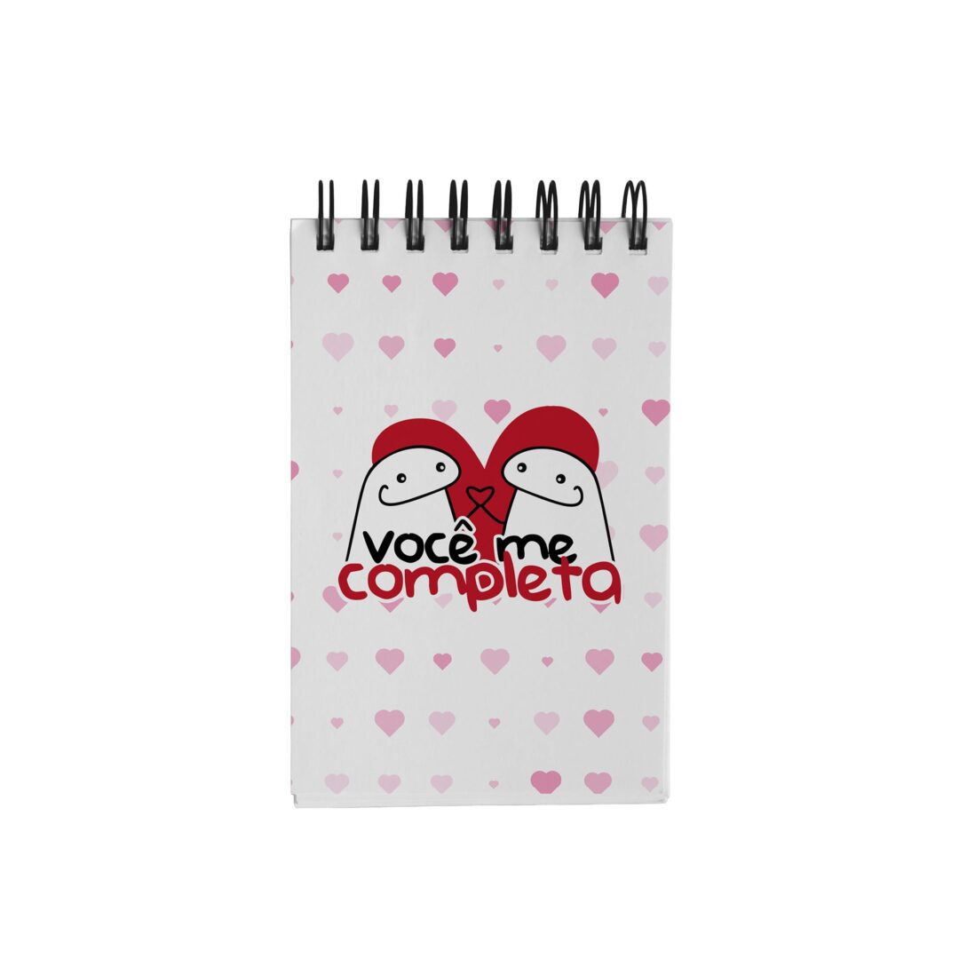 Kit Caderno, Bloco e Caneca - Amor - Flork - Me Completa