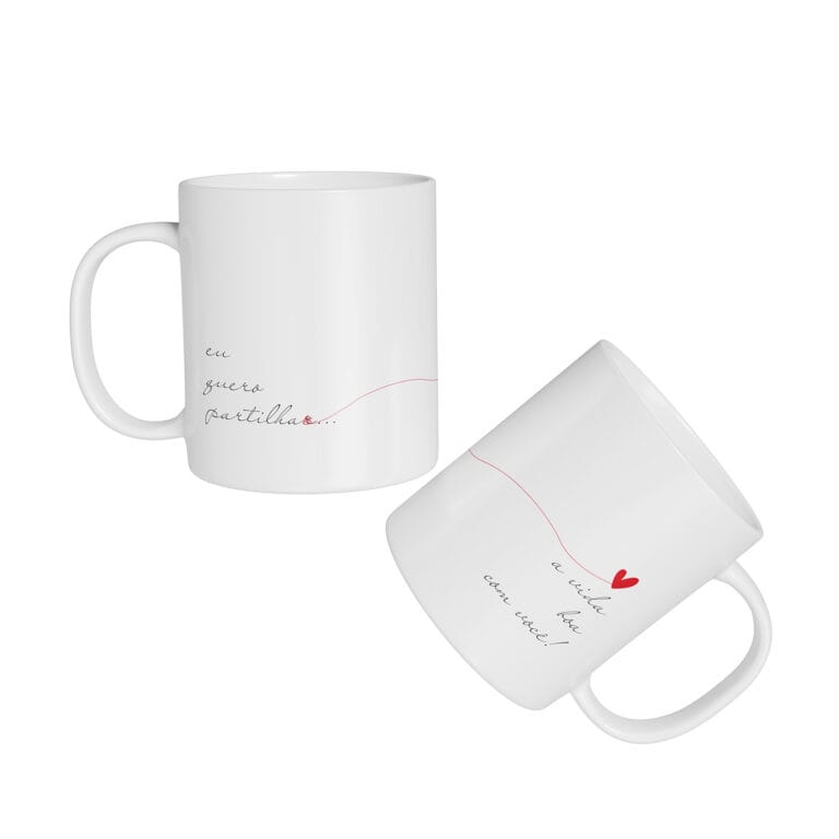 Caneca Cerâmica – Amor – Partilhar a Vida Boa com Você