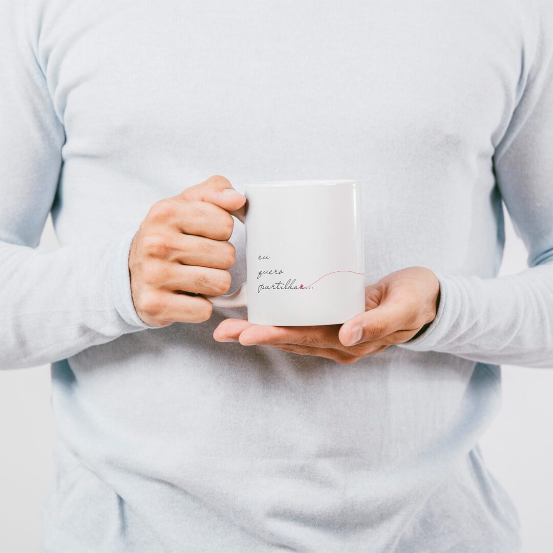 Caneca Cerâmica - Amor - Partilhar a Vida Boa com Você