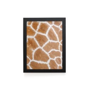 Quadro Decorativo 30x42cm - Textura Animal - Girafa