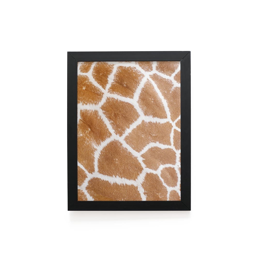 Quadro Decorativo 30x42cm - Textura Animal - Girafa