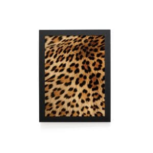 Quadro Decorativo 30x42cm - Textura Animal - Leopardo