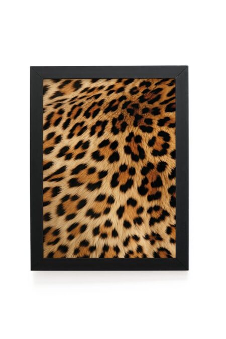 Quadro Decorativo 30x42cm - Textura Animal - Leopardo