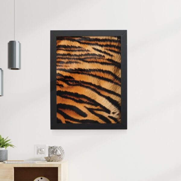 Quadro Decorativo 30x42cm - Textura Animal - Tigre - Imagem 4