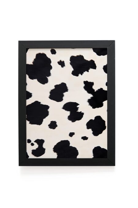 Quadro Decorativo 30x42cm - Textura Animal - Vaca