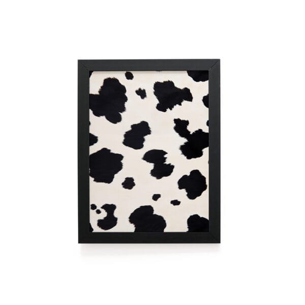 Quadro Decorativo 30x42cm - Textura Animal - Vaca