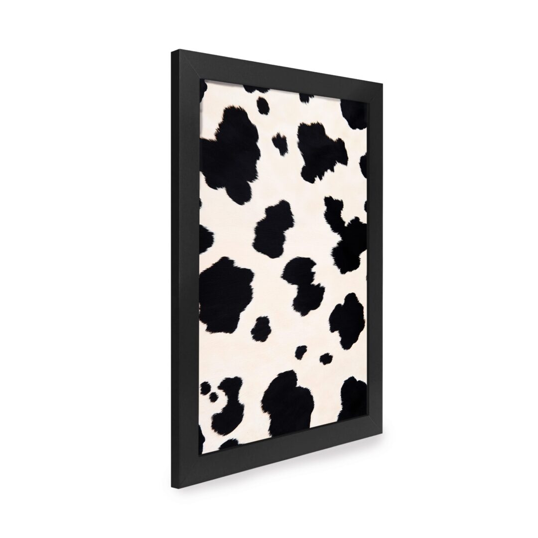 Quadro Decorativo 30x42cm - Textura Animal - Vaca