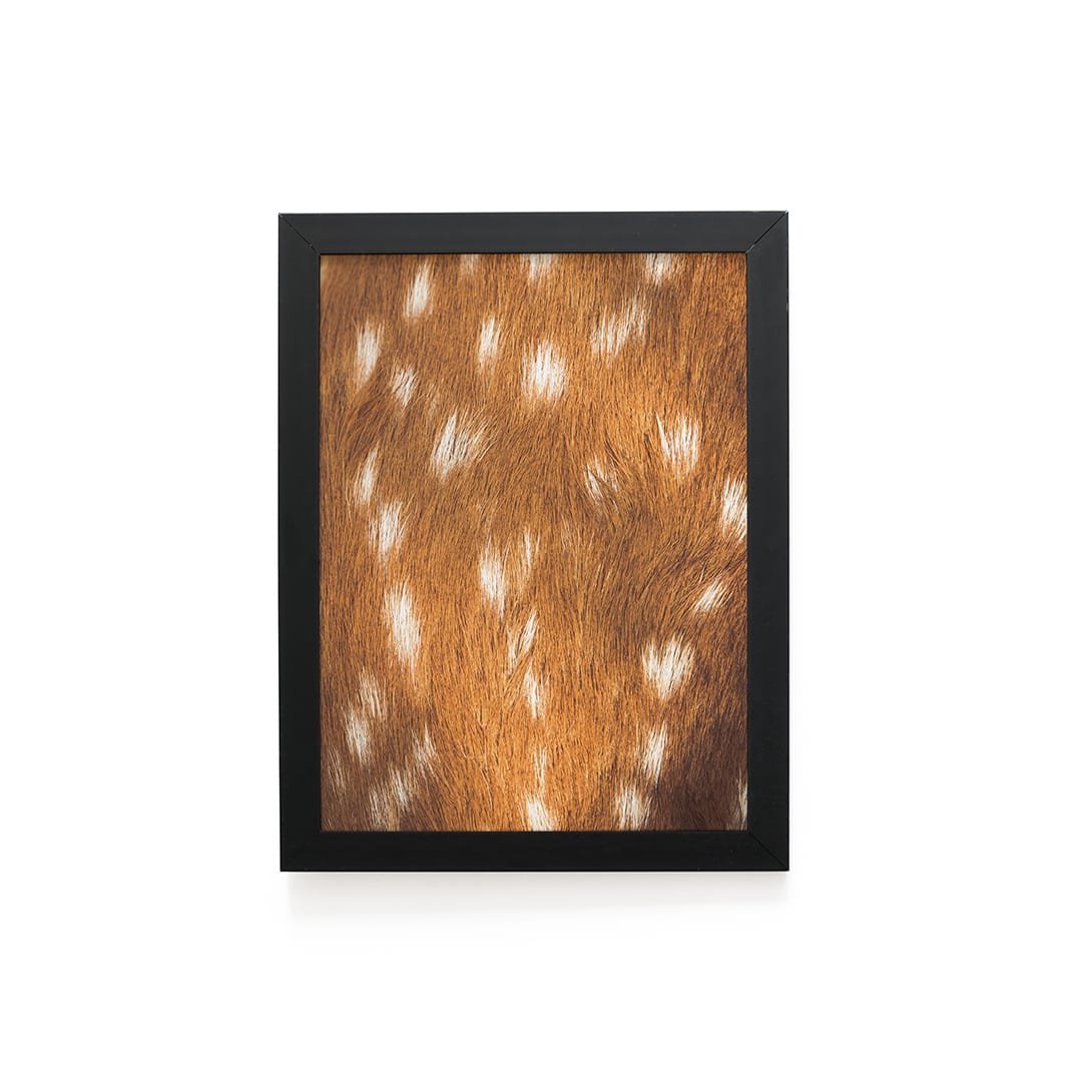 Quadro Decorativo 30x42cm - Textura Animal - Veado