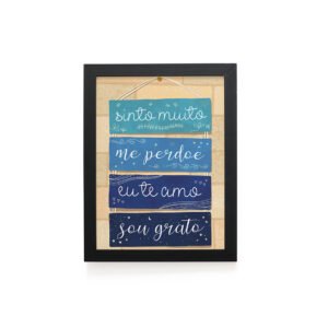 Quadro Decorativo 30x42cm - Hoponopono