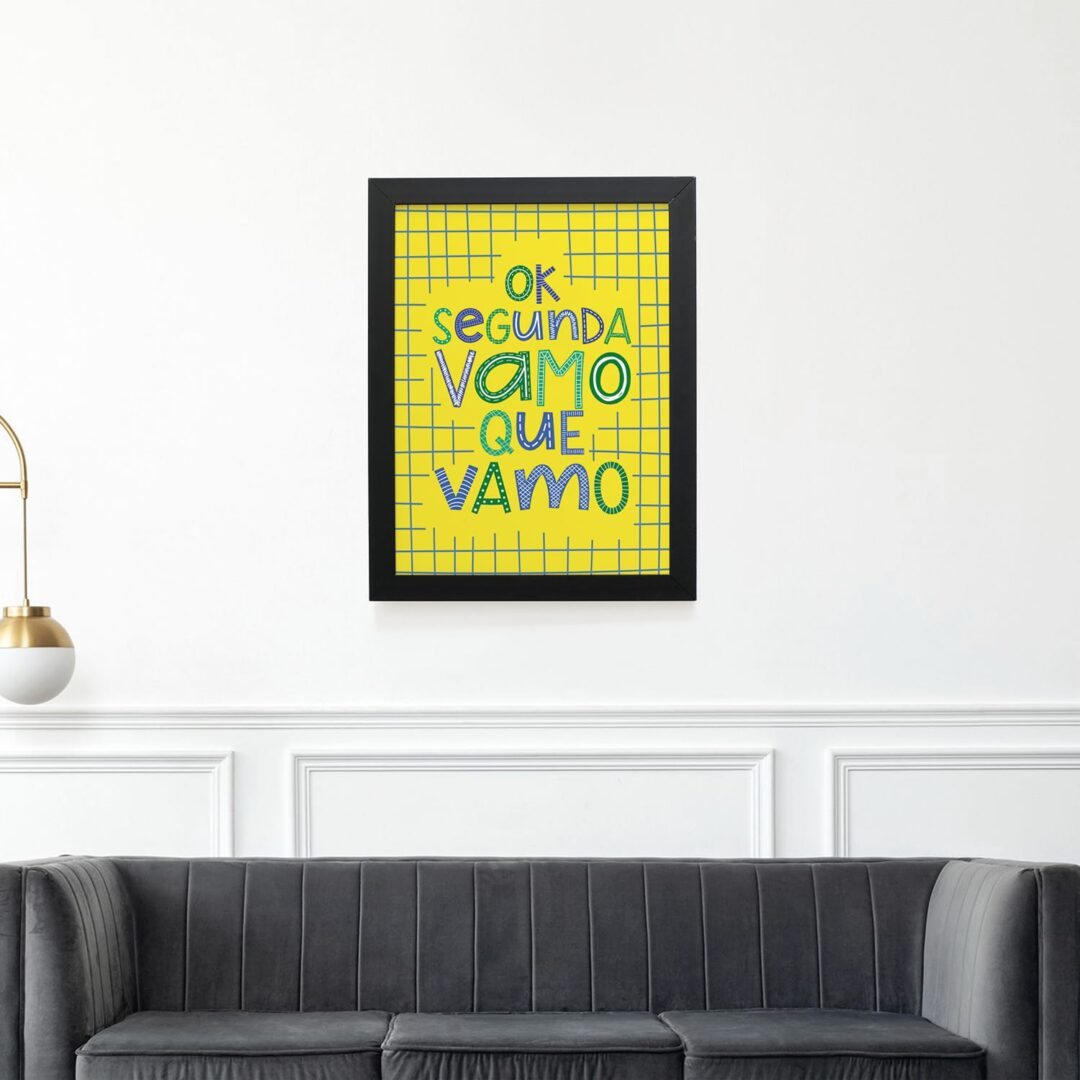 Quadro Decorativo 30x42cm - Ok Segunda
