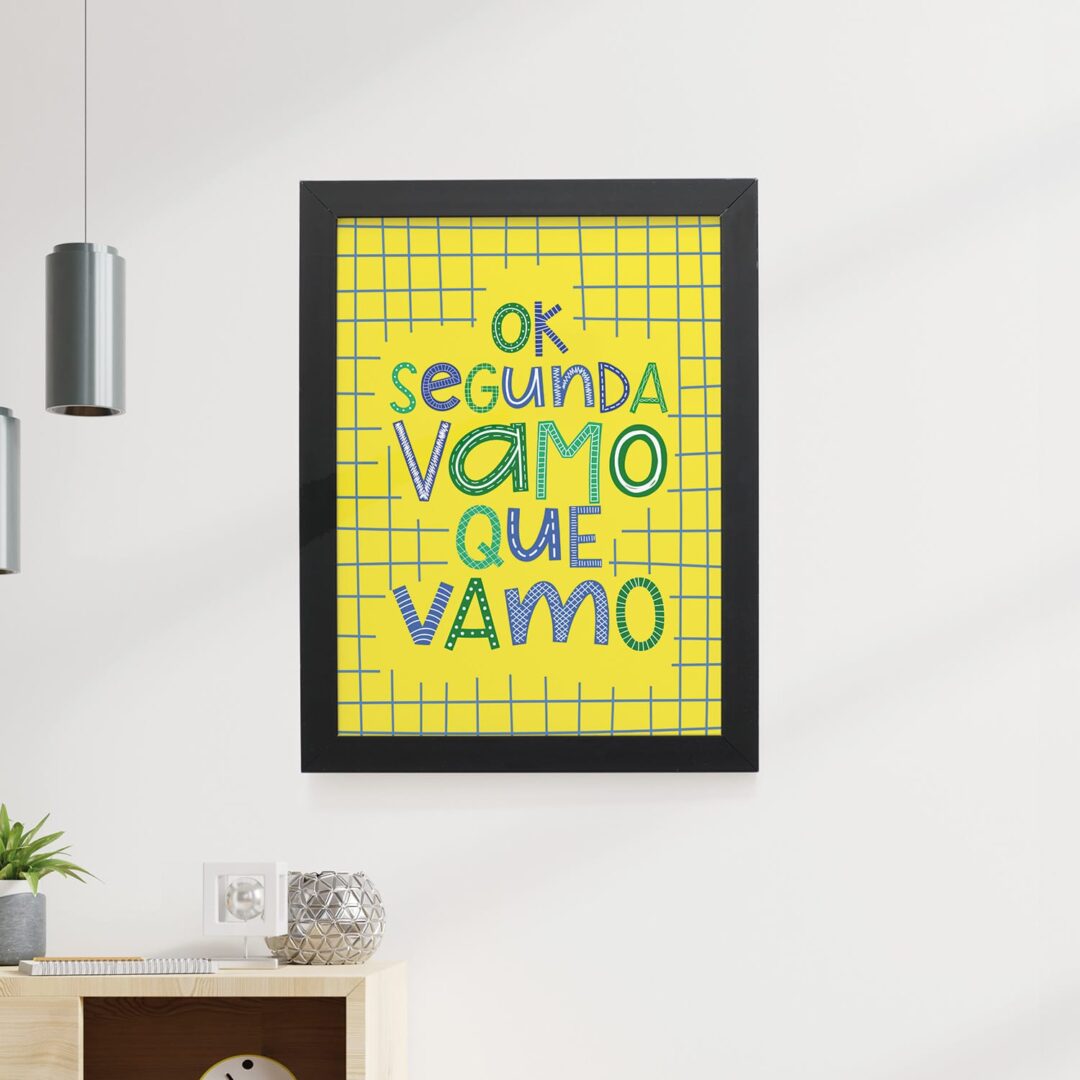 Quadro Decorativo 30x42cm - Ok Segunda