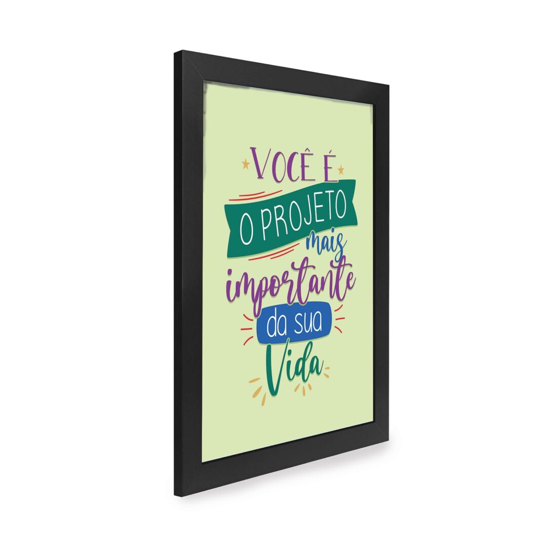 Quadro Decorativo 30x42cm - Projeto Mais Importante