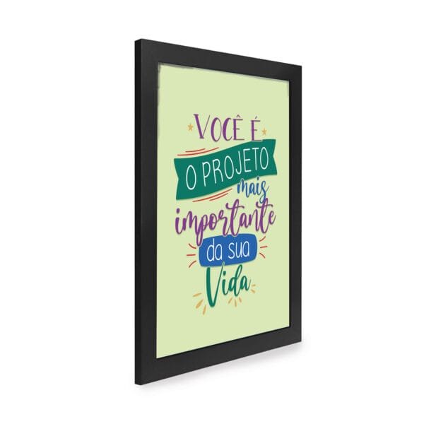 Quadro Decorativo 30x42cm - Projeto Mais Importante - Imagem 2