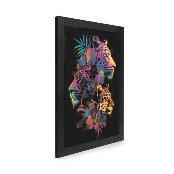 Quadro Decorativo 30x42cm - Paint Art - Onças - Imagem 4