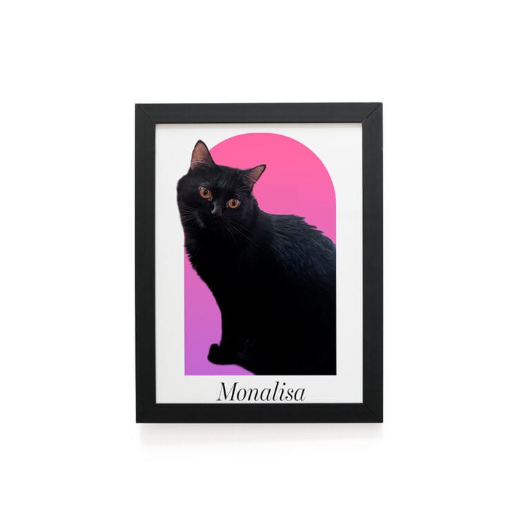 Quadro Decorativo 30x42cm – Personalize com seu Pet
