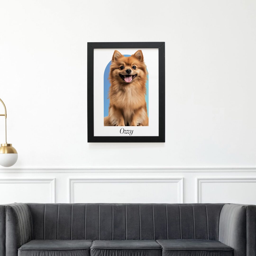 Quadro Decorativo 30x42cm - Personalize com seu Pet