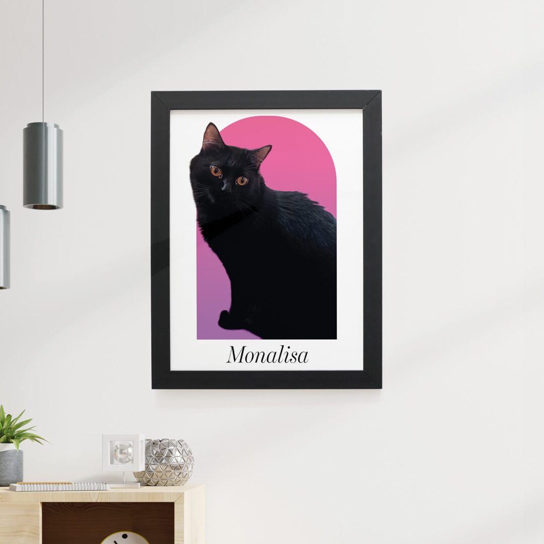 Quadro Decorativo 30x42cm - Personalize com seu Pet