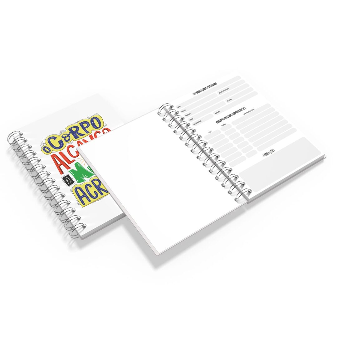 Caderno Grande 19x27cm - A Mente Acredita