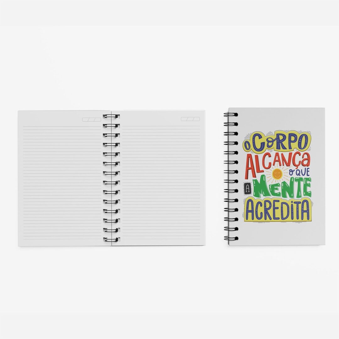 Caderno Grande 19x27cm - A Mente Acredita