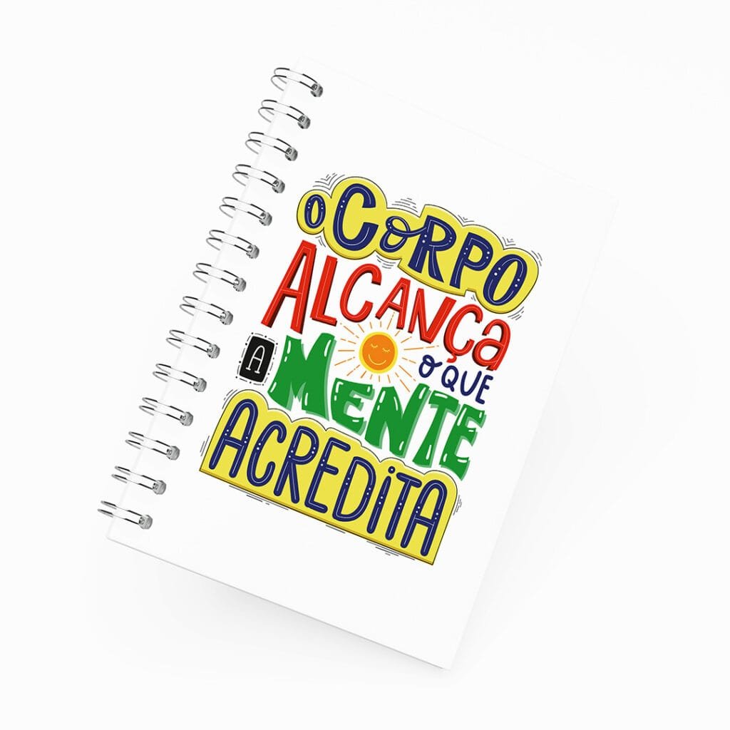 Caderno Grande 19x27cm - A Mente Acredita