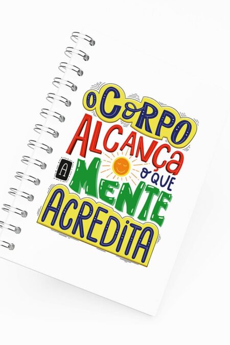 Caderno Grande 19x27cm - A Mente Acredita