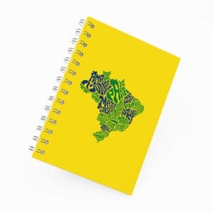 Caderno Grande 19x27cm - Brasil em Palavras