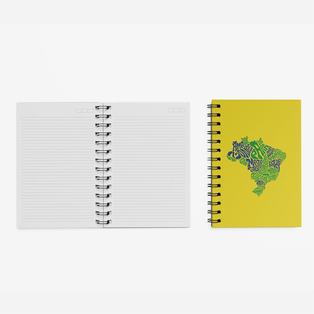 Caderno Grande 19x27cm - Brasil em Palavras