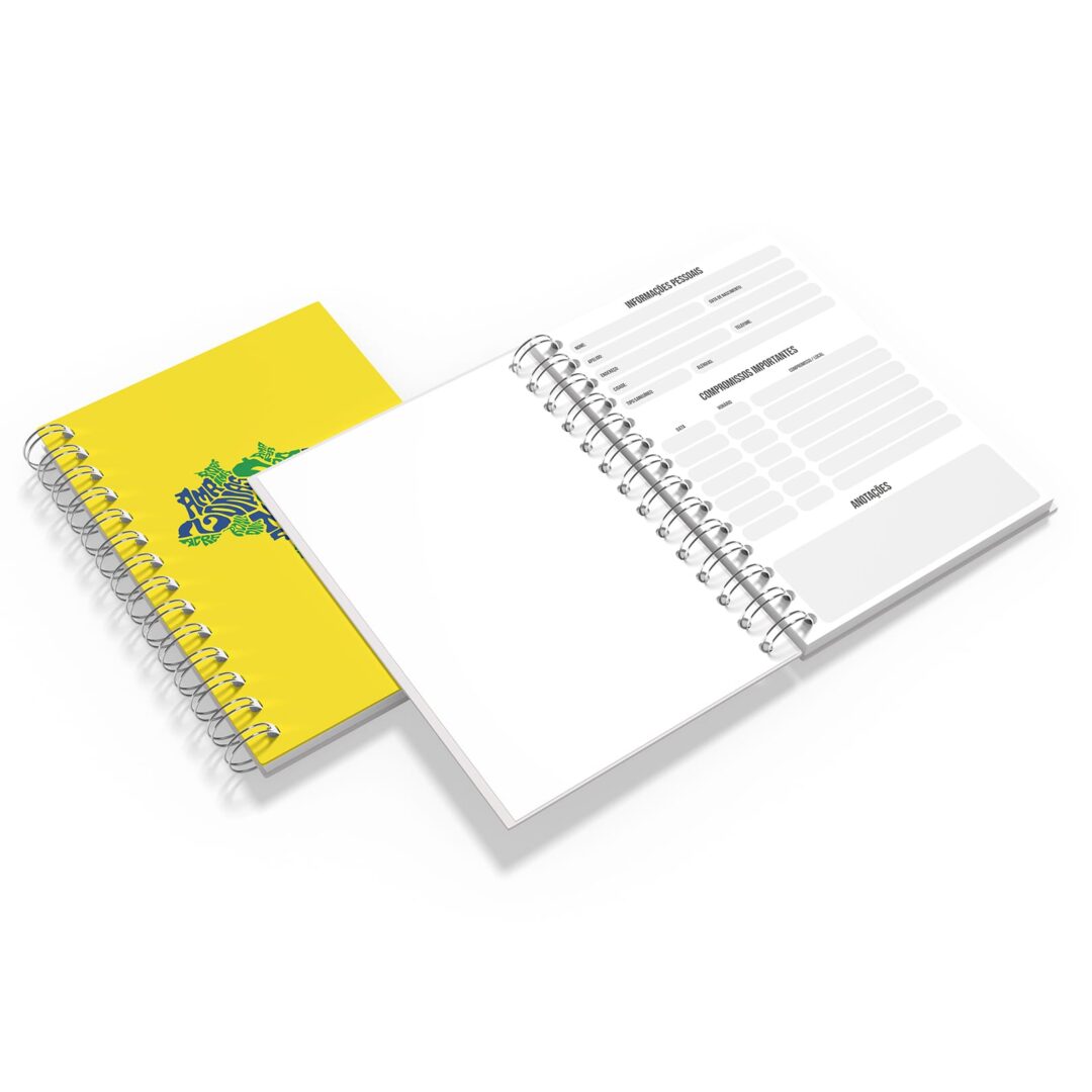 Caderno Grande 19x27cm - Brasil em Palavras