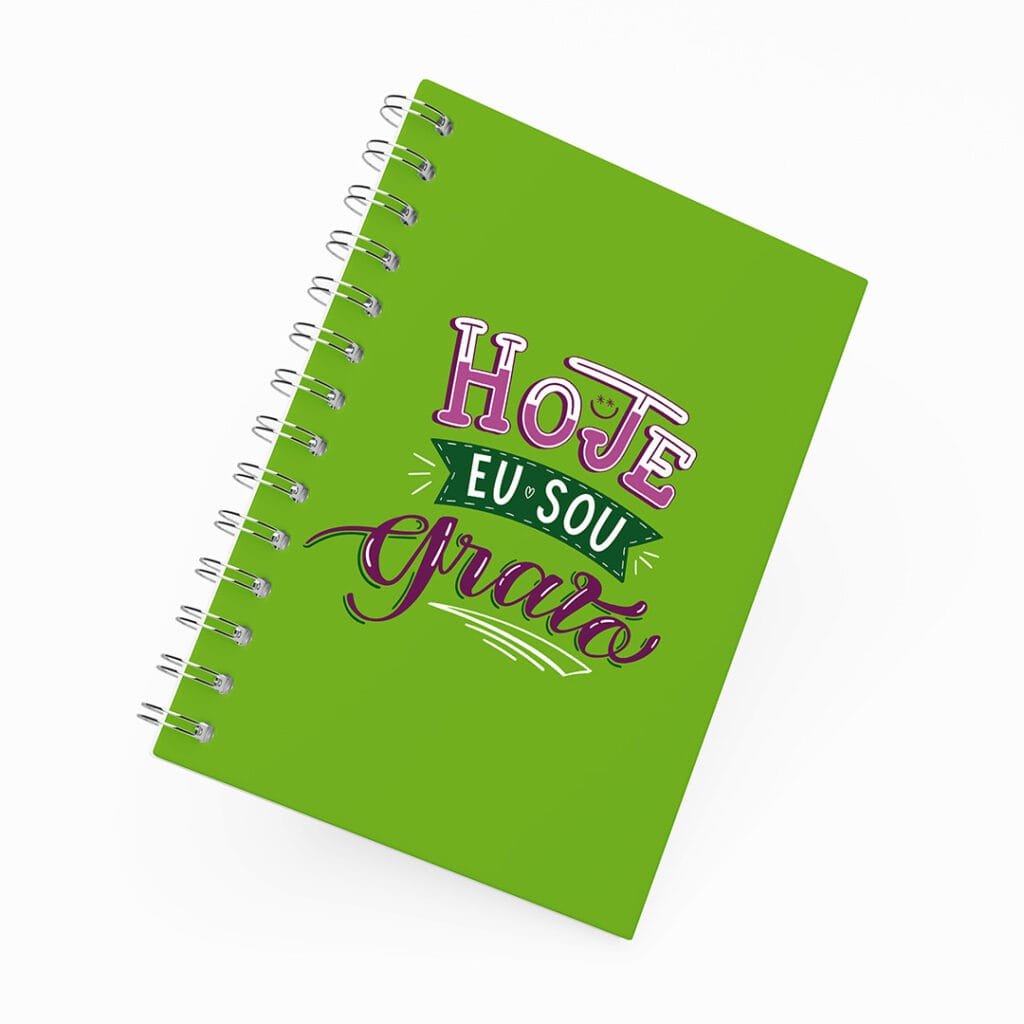 Caderno Grande 19x27cm - Hoje Eu Sou Grato