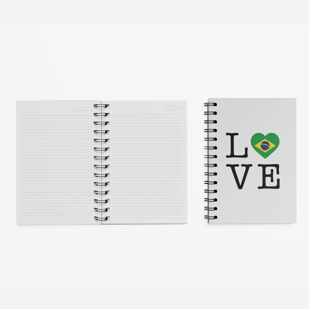 Caderno Grande 19x27cm - Love Brasil