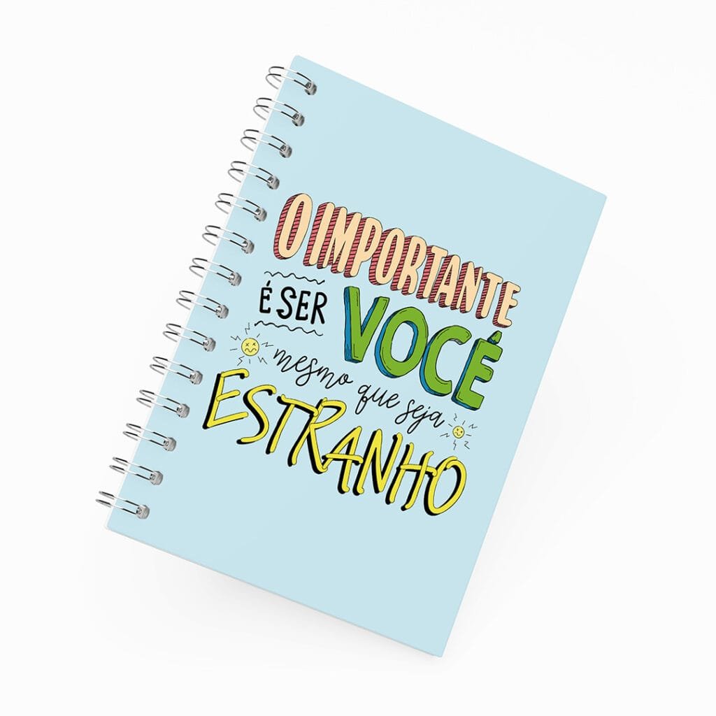 Caderno Grande 19x27cm - Mesmo que Seja Estranho