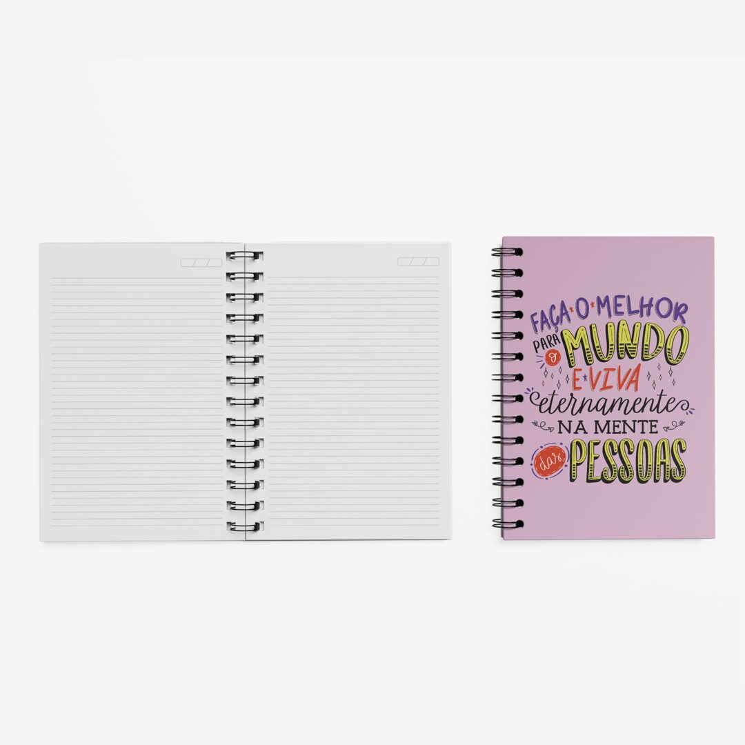 Caderno Grande 19x27cm - Na Mente das Pessoas