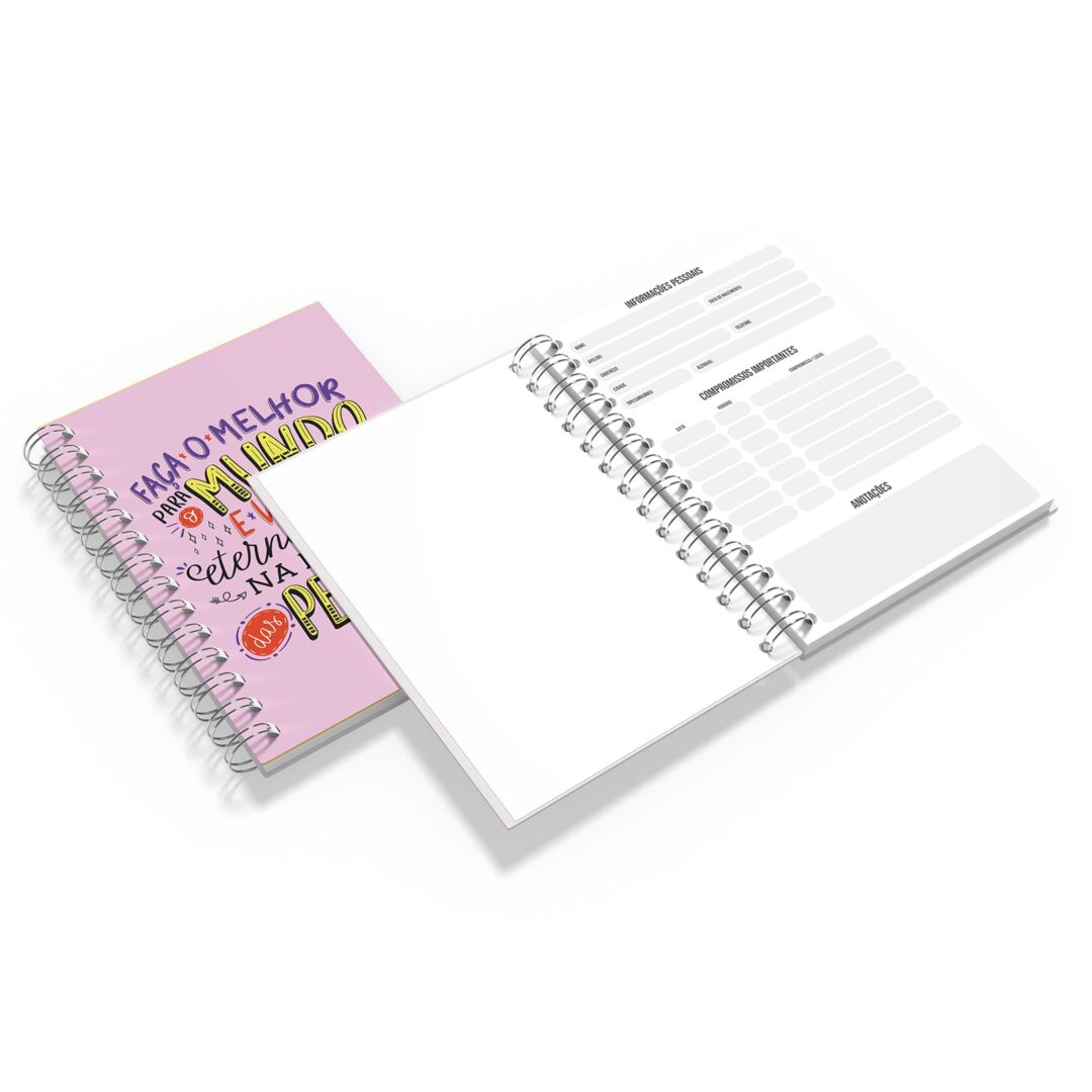 Caderno Grande 19x27cm - Na Mente das Pessoas