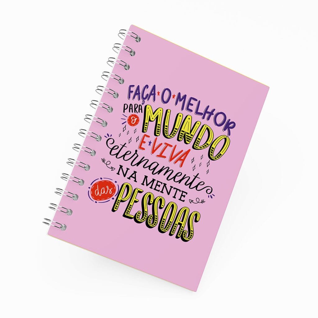 Caderno Grande 19x27cm - Na Mente das Pessoas