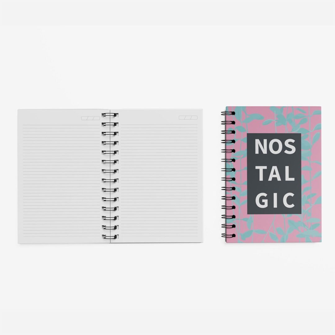 Caderno Grande 19x27cm - Nostalgic