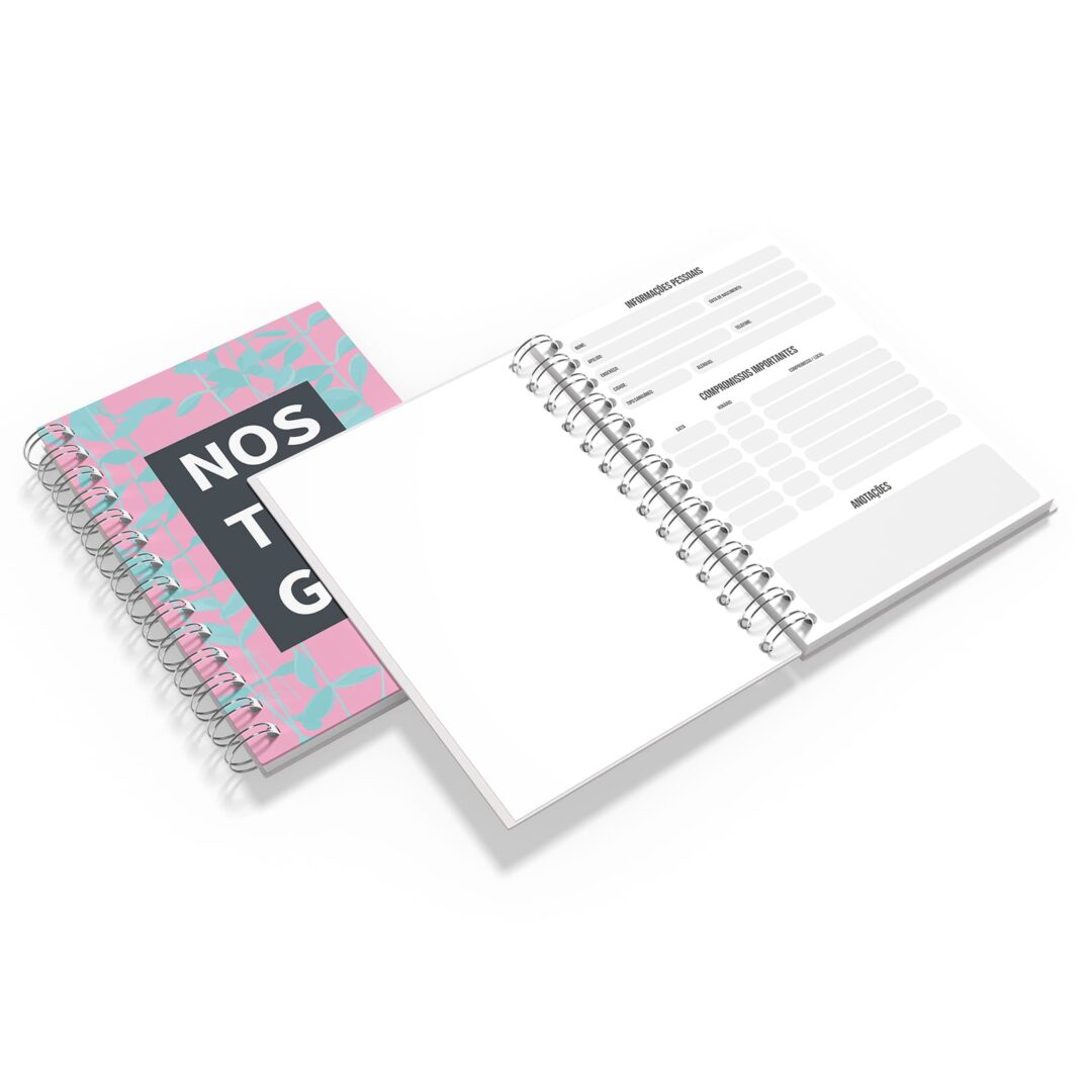 Caderno Grande 19x27cm - Nostalgic