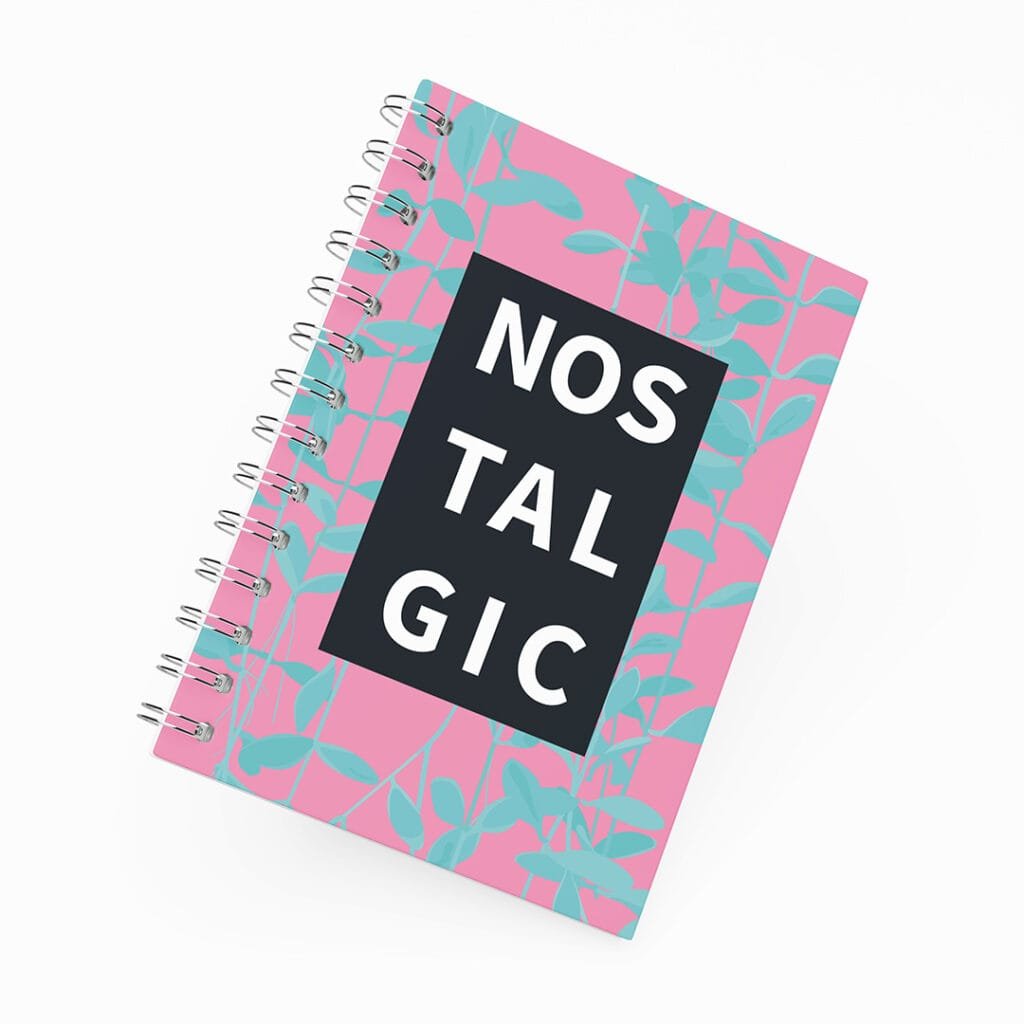 Caderno Grande 19x27cm - Nostalgic