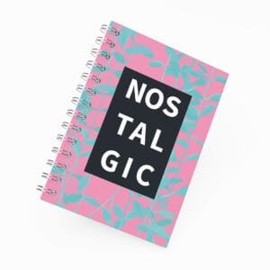 Caderno Grande 19x27cm - Nostalgic