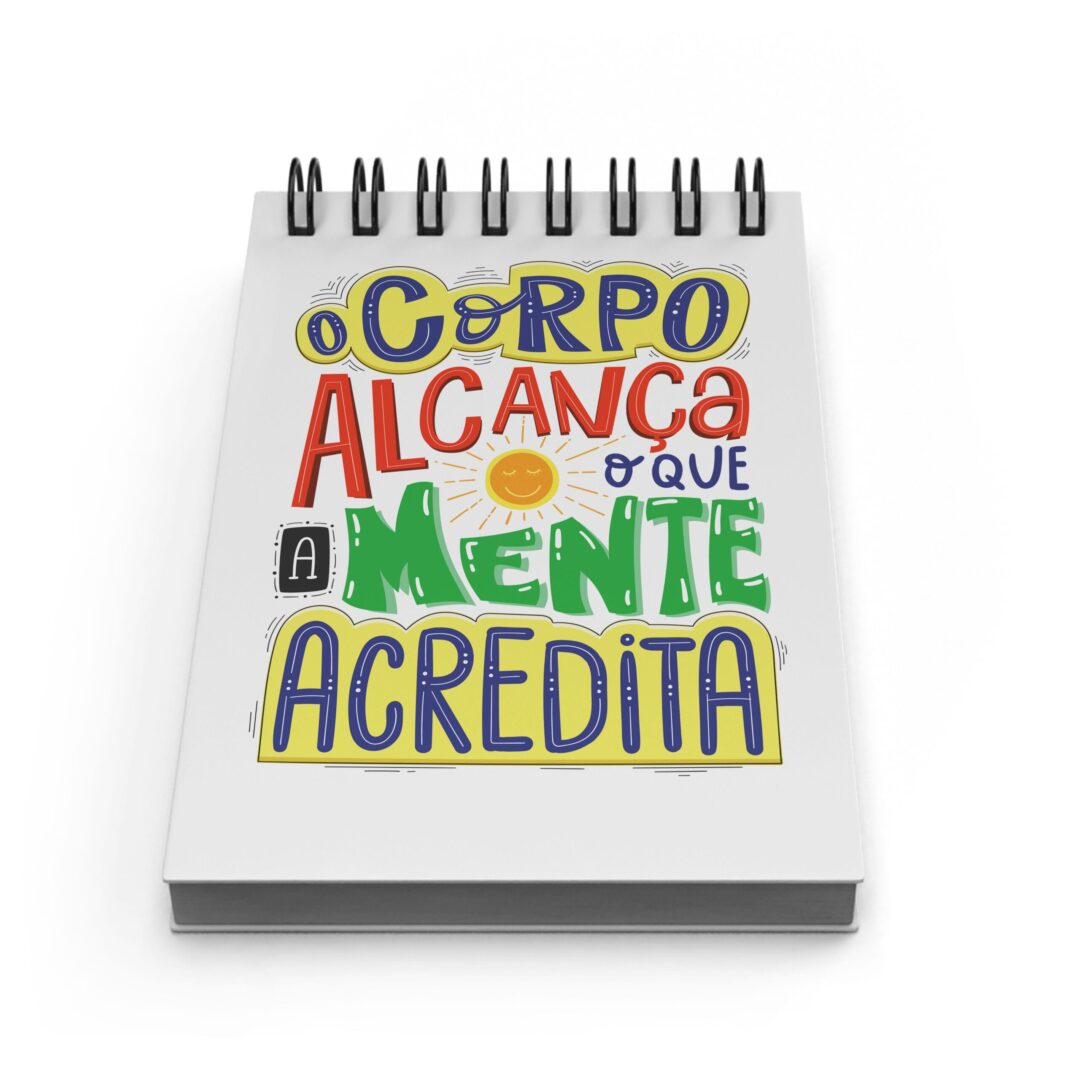 Bloco de Notas 10x15cm - A Mente Acredita