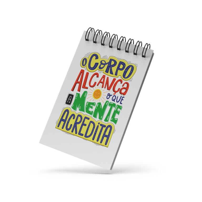 Bloco de Notas 10x15cm – A Mente Acredita