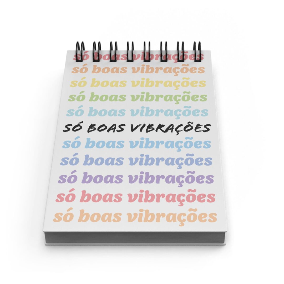 Bloco de Notas 10x15cm - Boas Vibrações